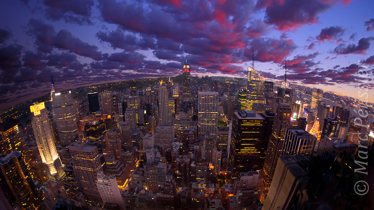 Top of the Rock sunset