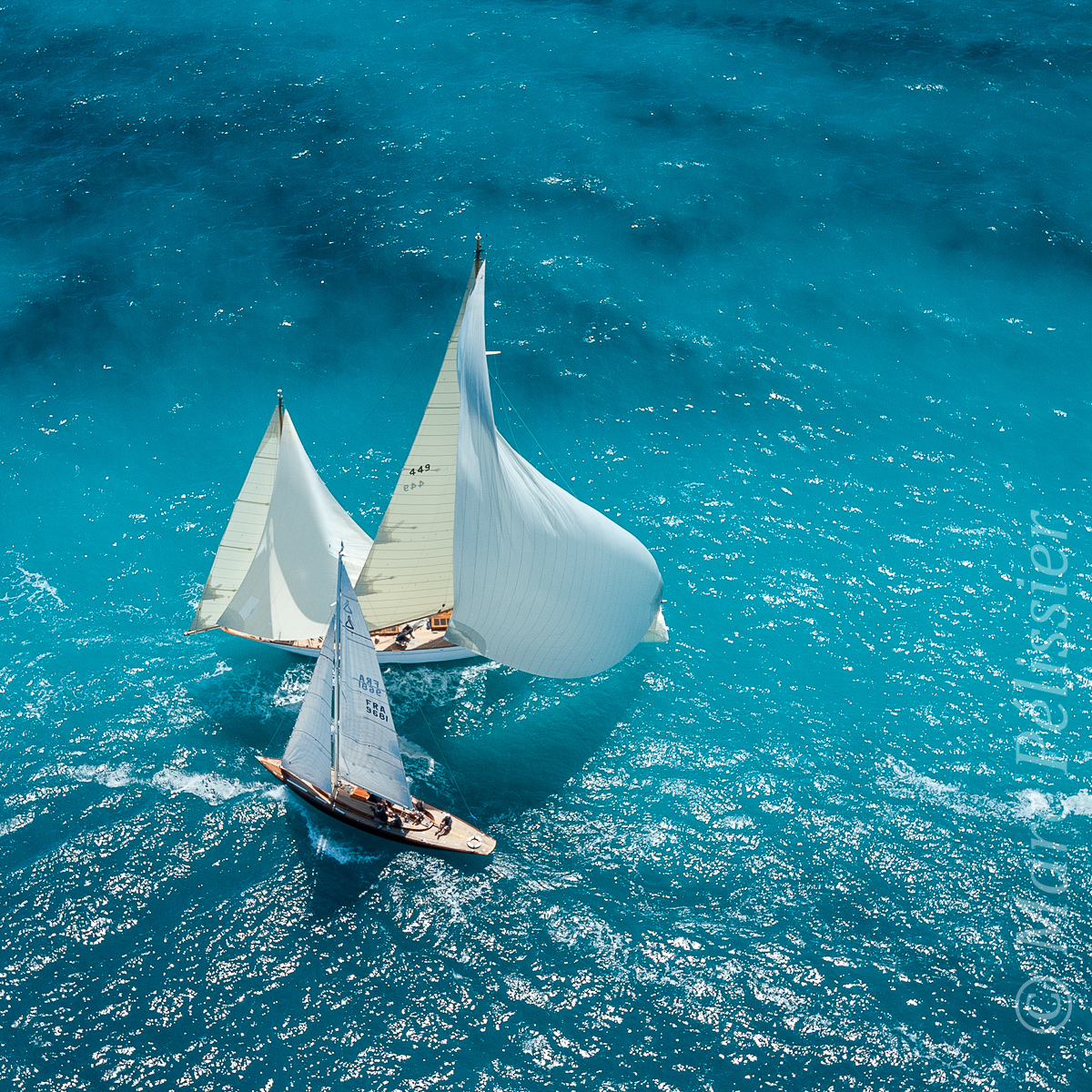 Croisement bleu